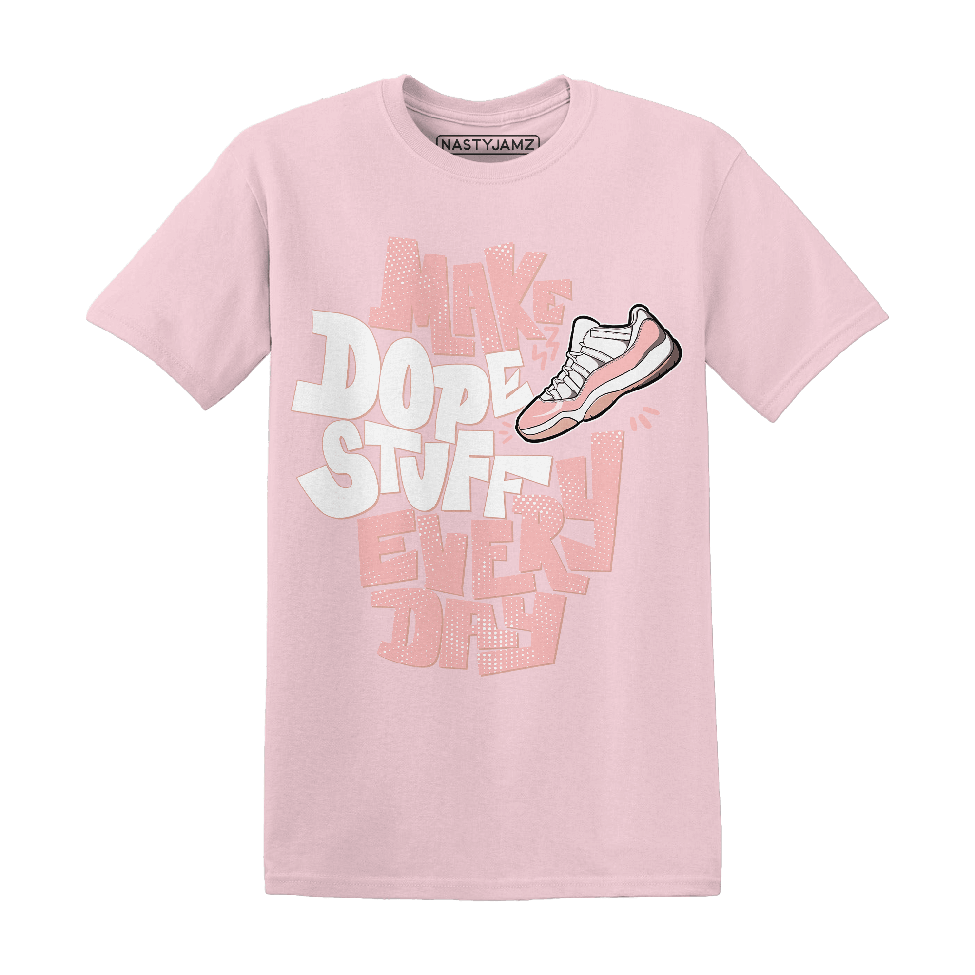 Low Legend Pink 11s T Shirt Match Dope Sneaker - NastyJamz