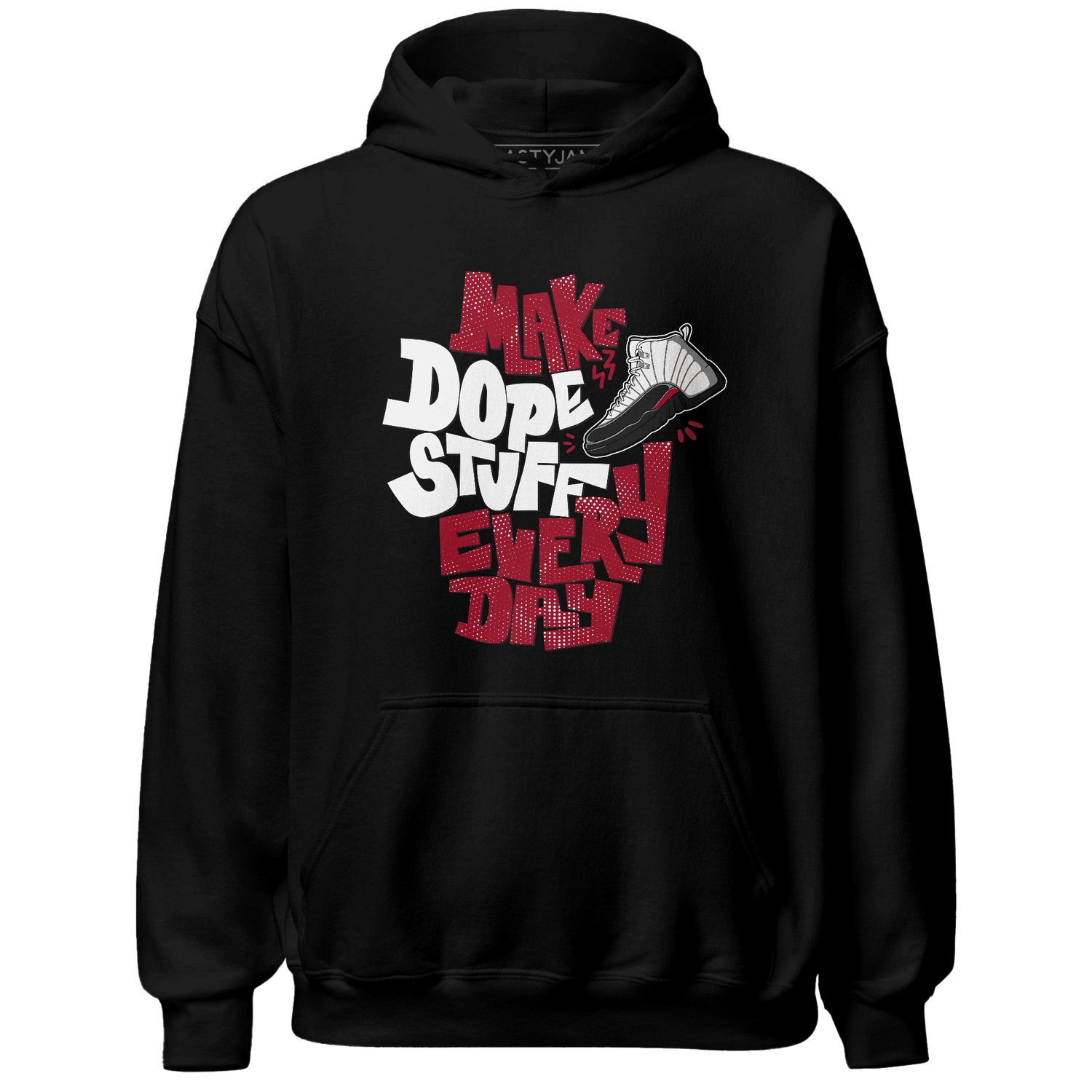 Retro Red Taxi 12s Hoodie Match Dope Sneaker - NastyJamz