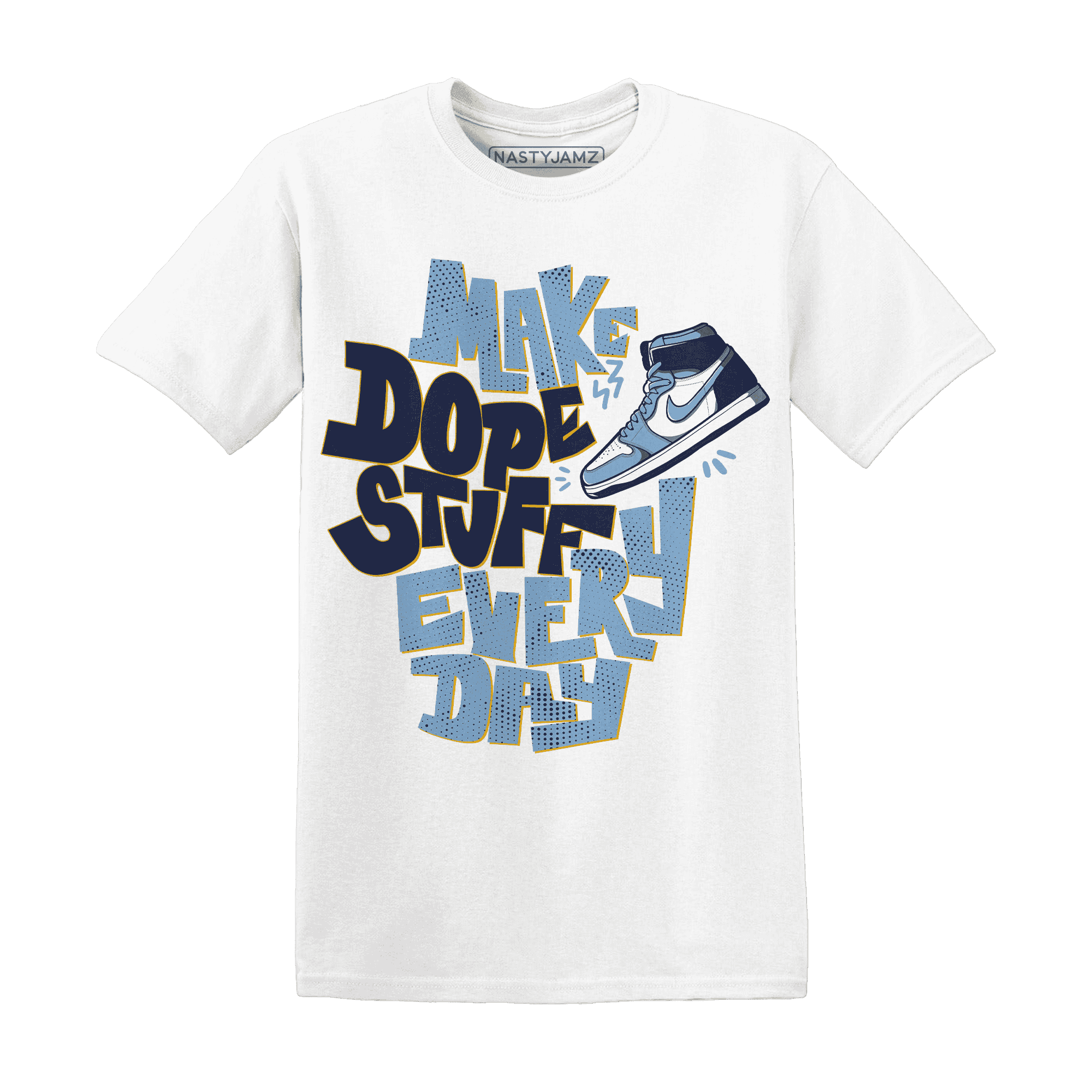 First In Flight 1s T Shirt Match Dope Sneaker - NastyJamz