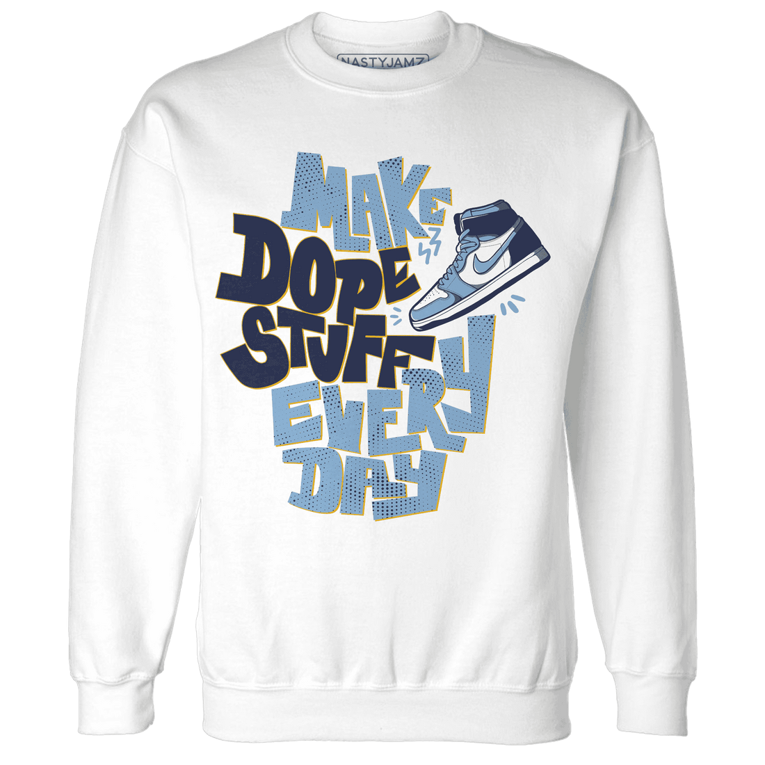 First In Flight 1s Sweatshirt Match Dope Sneaker - NastyJamz