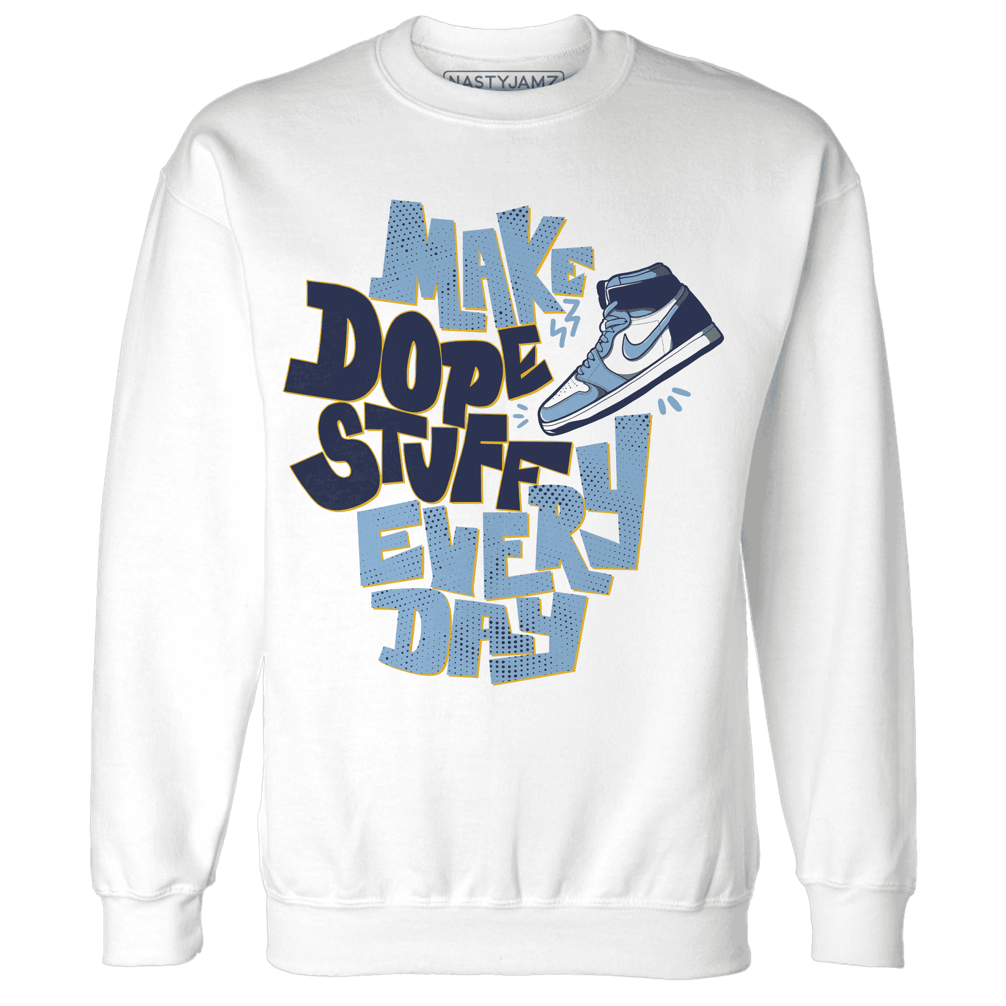 First In Flight 1s Sweatshirt Match Dope Sneaker - NastyJamz