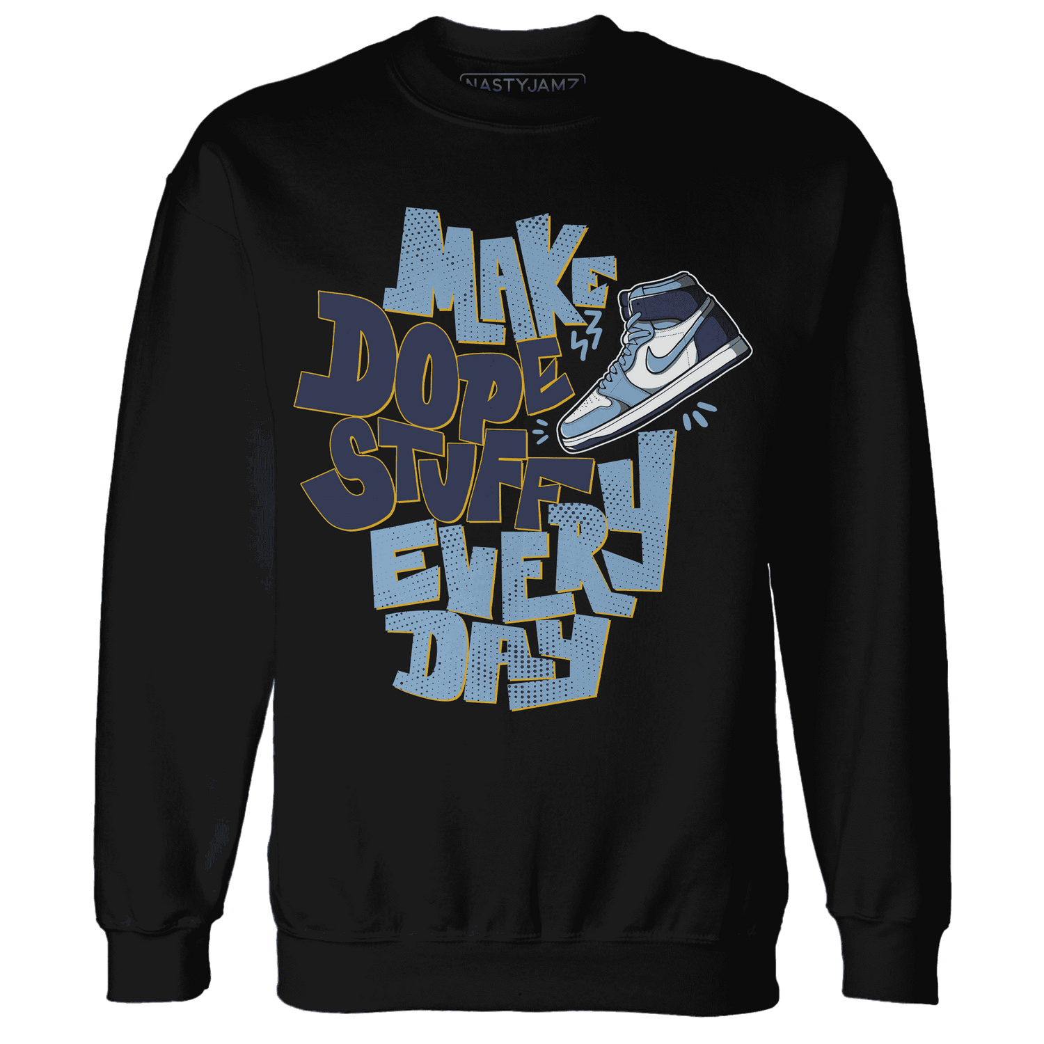 First In Flight 1s Sweatshirt Match Dope Sneaker - NastyJamz