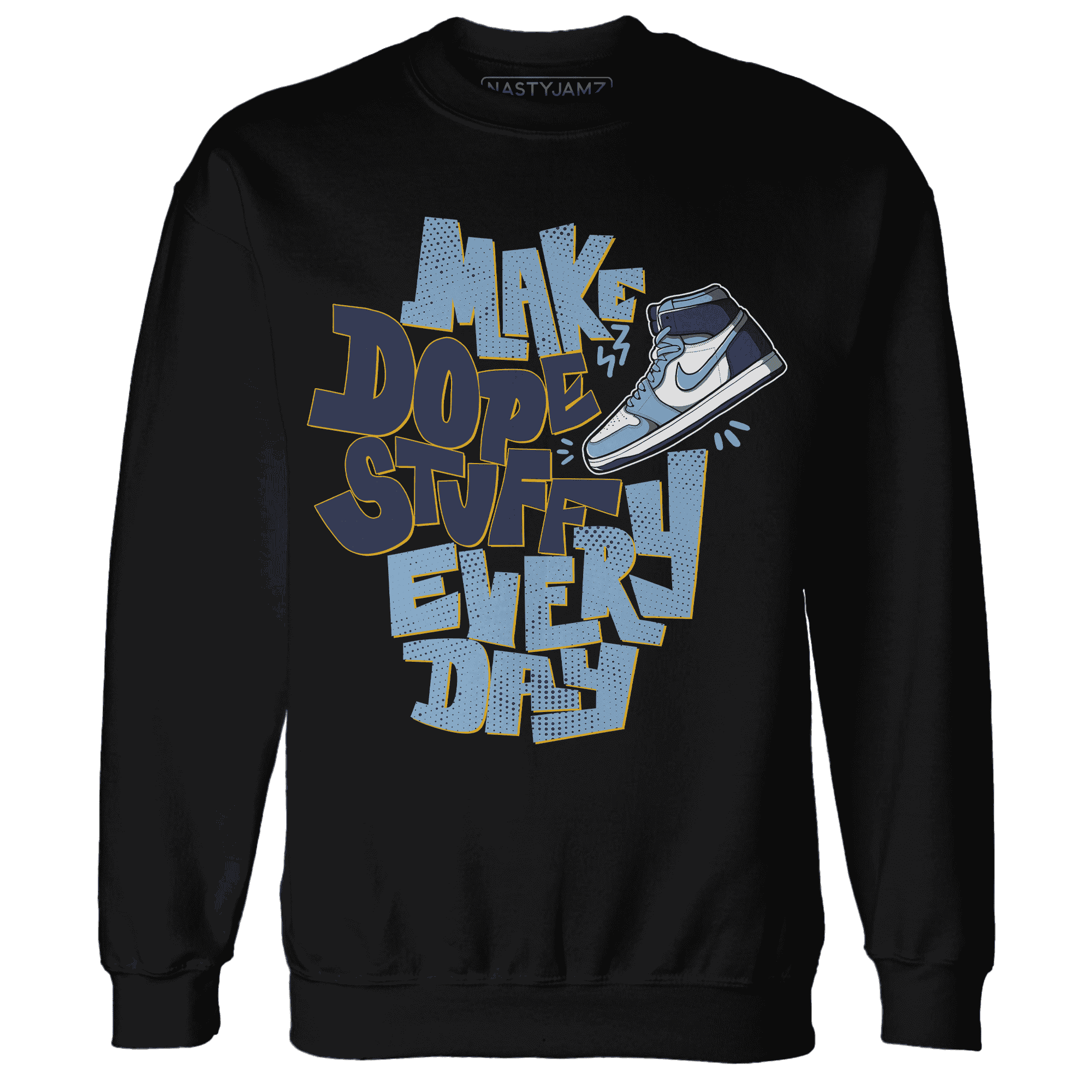 First In Flight 1s Sweatshirt Match Dope Sneaker - NastyJamz