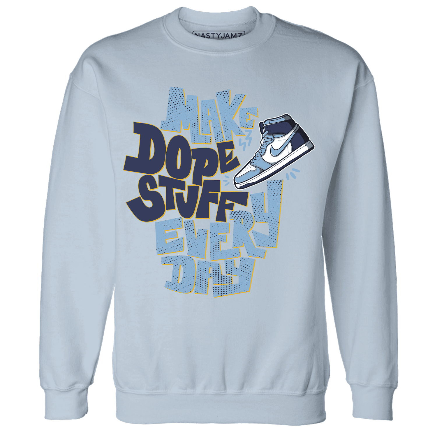 First In Flight 1s Sweatshirt Match Dope Sneaker - NastyJamz