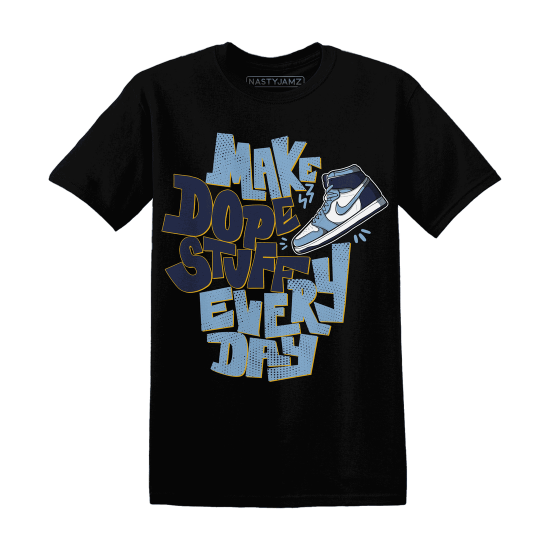First In Flight 1s T Shirt Match Dope Sneaker - NastyJamz