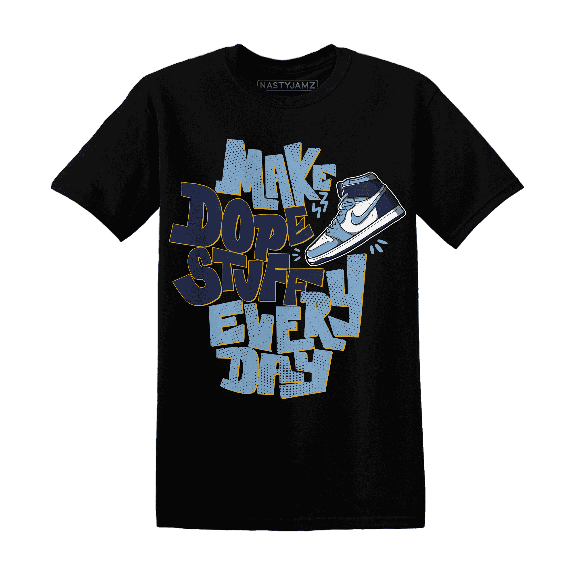 First In Flight 1s T Shirt Match Dope Sneaker - NastyJamz