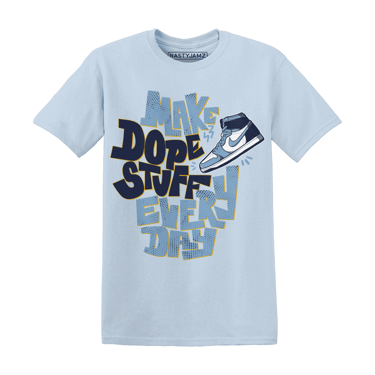 First In Flight 1s T Shirt Match Dope Sneaker - NastyJamz