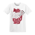 High 85 Metallic Burgundy 1s T Shirt Match Dope Sneaker - NastyJamz