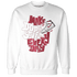 High 85 Metallic Burgundy 1s Sweatshirt Match Dope Sneaker - NastyJamz