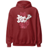High 85 Metallic Burgundy 1s Hoodie Match Dope Sneaker - NastyJamz