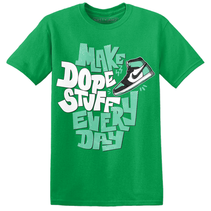 High OG Green Glow 1s T Shirt Match Dope Sneaker - NastyJamz