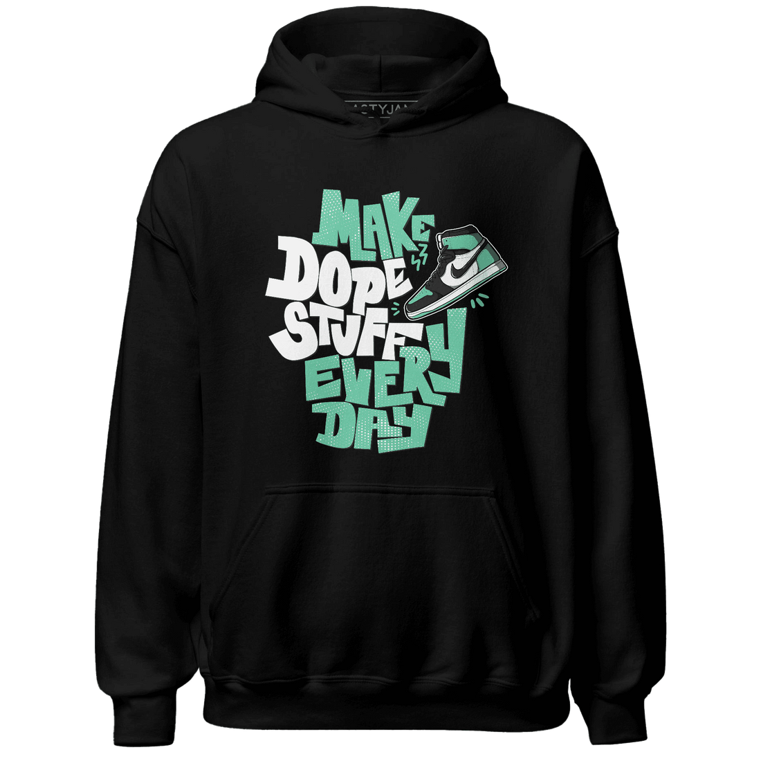 High OG Green Glow 1s Hoodie Match Dope Sneaker - NastyJamz