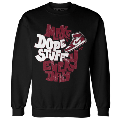 High White Team Red 1s Sweatshirt Match Dope Sneaker - NastyJamz