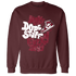 High White Team Red 1s Sweatshirt Match Dope Sneaker - NastyJamz