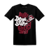 High White Team Red 1s T Shirt Match Dope Sneaker - NastyJamz