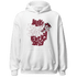High White Team Red 1s Hoodie Match Dope Sneaker - NastyJamz