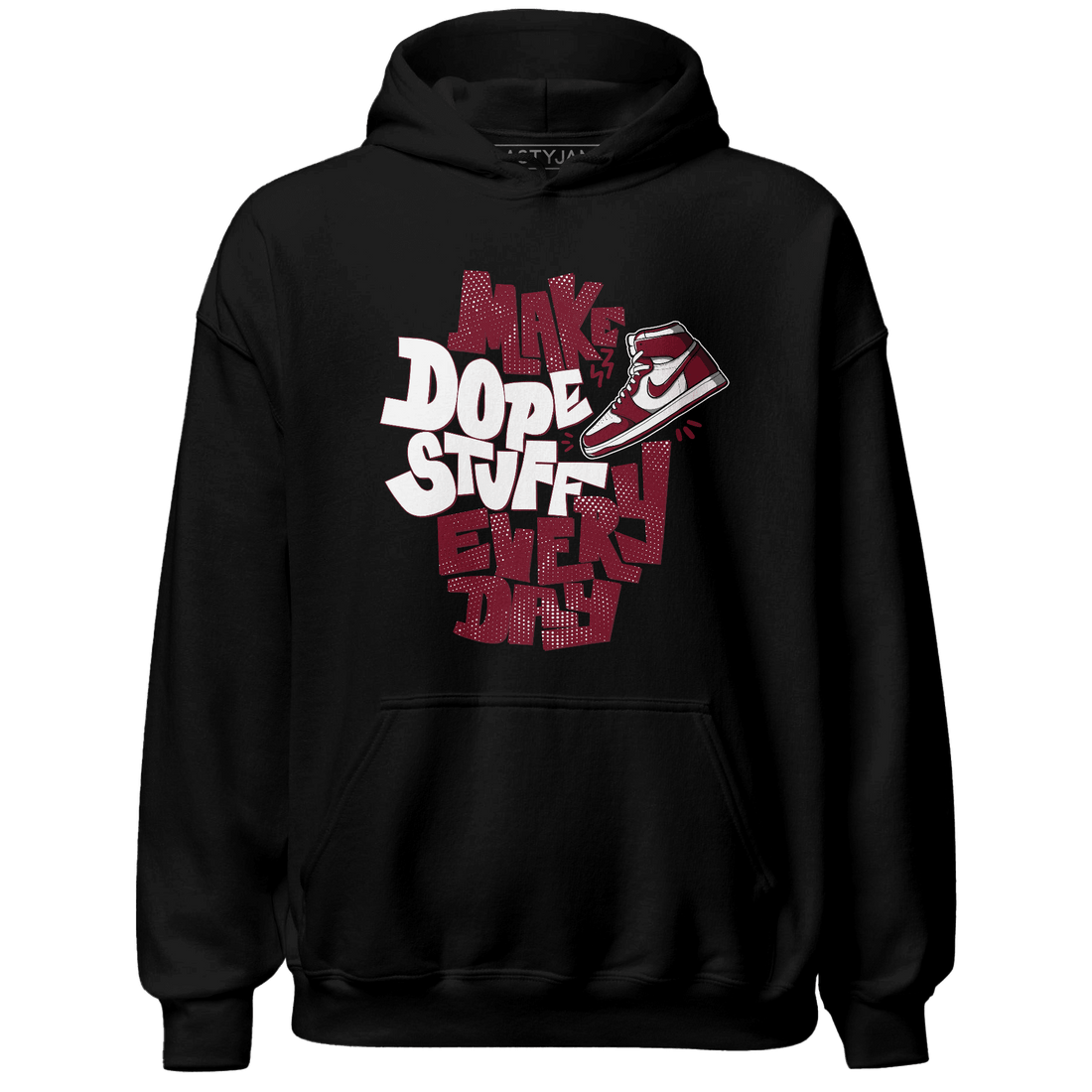 High White Team Red 1s Hoodie Match Dope Sneaker - NastyJamz