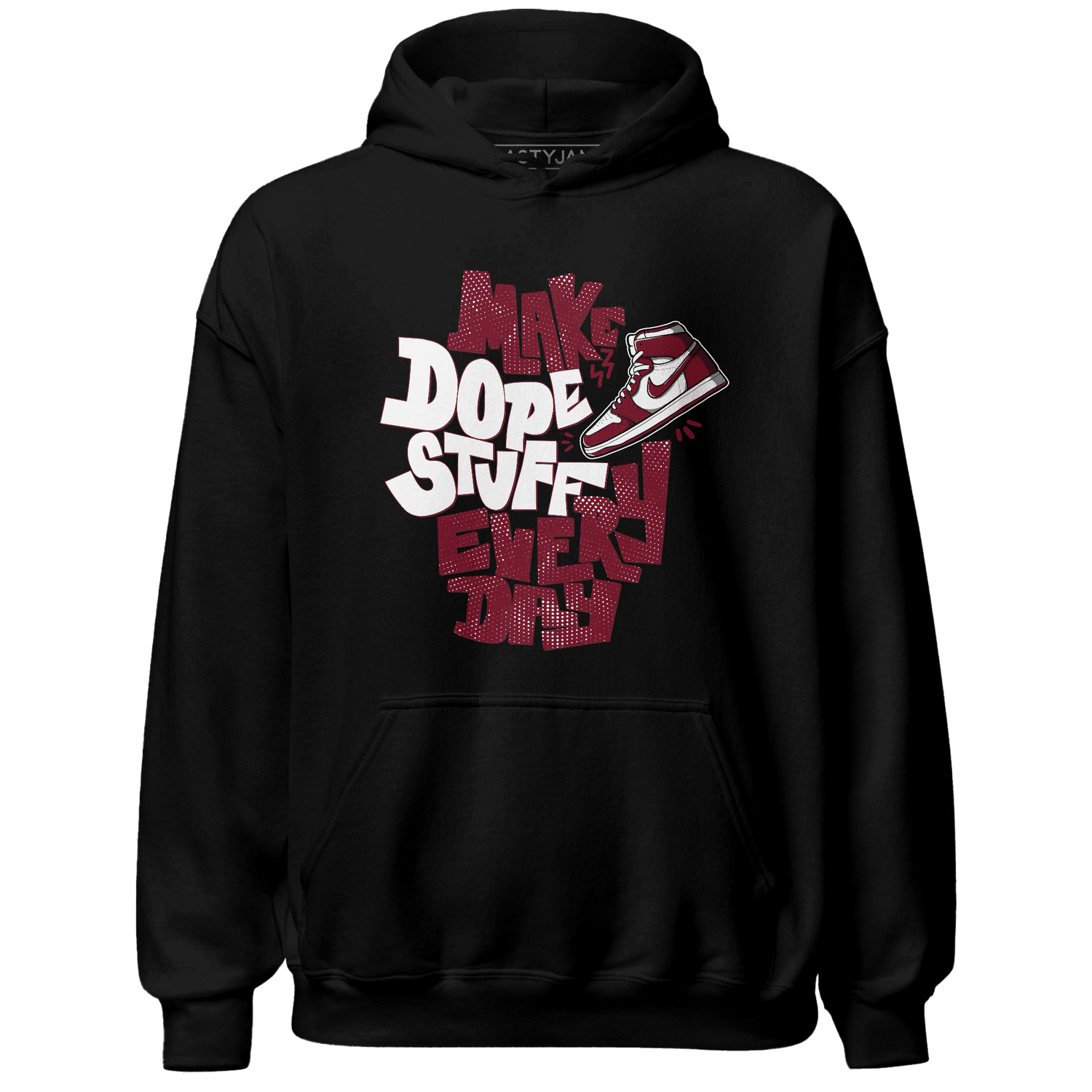 High White Team Red 1s Hoodie Match Dope Sneaker - NastyJamz