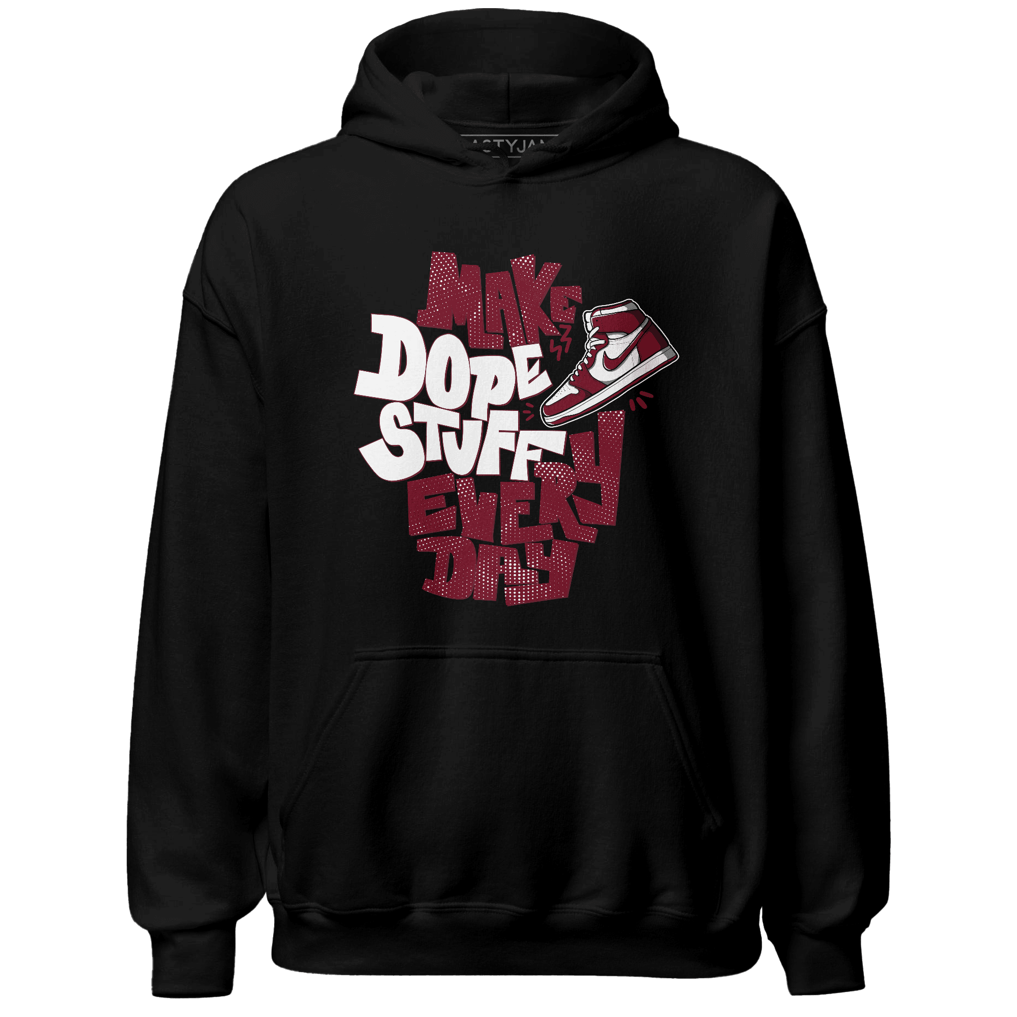 High White Team Red 1s Hoodie Match Dope Sneaker - NastyJamz