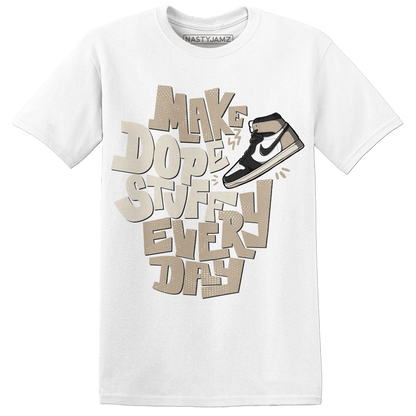 Latte 1s T Shirt Match Dope Sneaker - NastyJamz