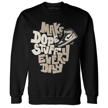 Latte 1s Sweatshirt Match Dope Sneaker - NastyJamz