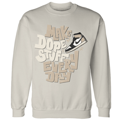 Latte 1s Sweatshirt Match Dope Sneaker - NastyJamz