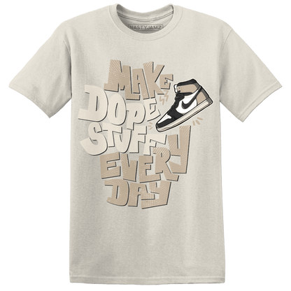 Latte 1s T Shirt Match Dope Sneaker - NastyJamz