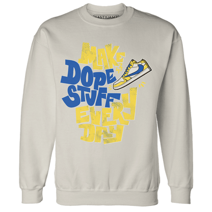 Low OG Canary TVSC 1s Sweatshirt Match Dope Sneaker - NastyJamz