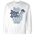 Mid Diffused Blue Grey 1s Sweatshirt Match Dope Sneaker - NastyJamz