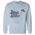 Mid Diffused Blue Grey 1s Sweatshirt Match Dope Sneaker - NastyJamz