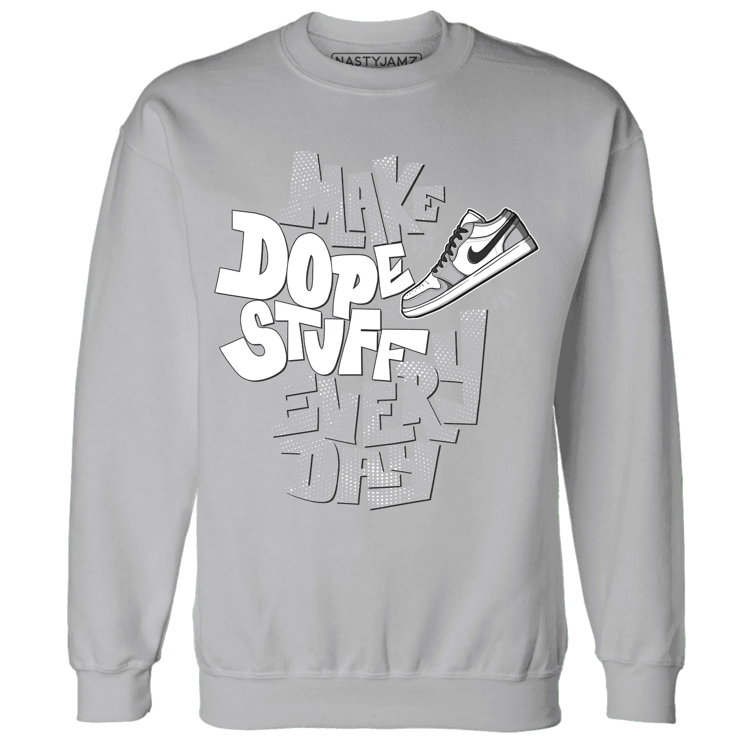 Wolf-Grey-1s-Sweatshirt-Match-Dope-Sneaker
