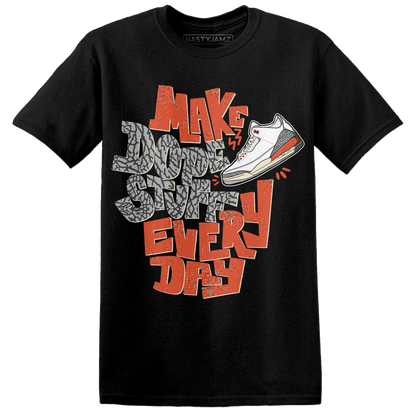 Georgia Peach 3s T Shirt Match Dope Sneaker - NastyJamz