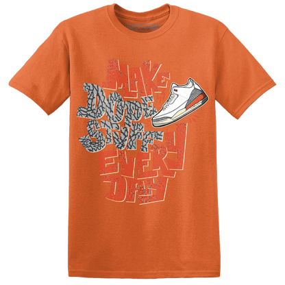 Georgia Peach 3s T Shirt Match Dope Sneaker - NastyJamz