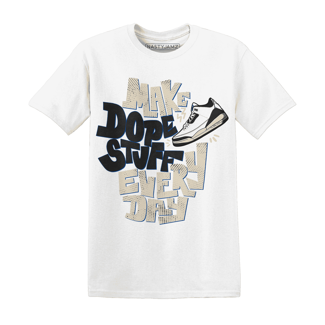 Quaiii 54 3s T Shirt Match Dope Sneaker - NastyJamz