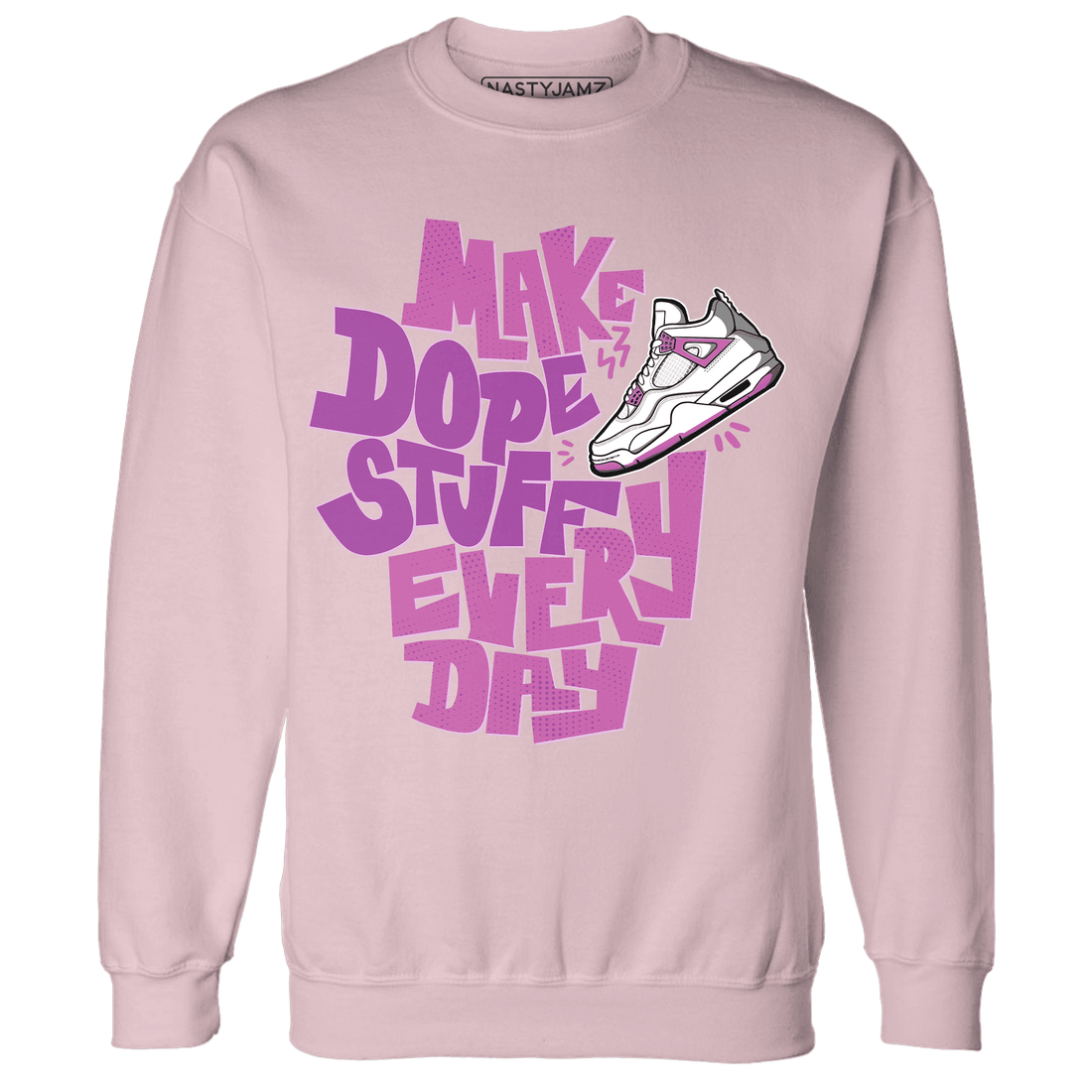 GS Hyper Violet 4s Sweatshirt Match Dope Sneaker - NastyJamz