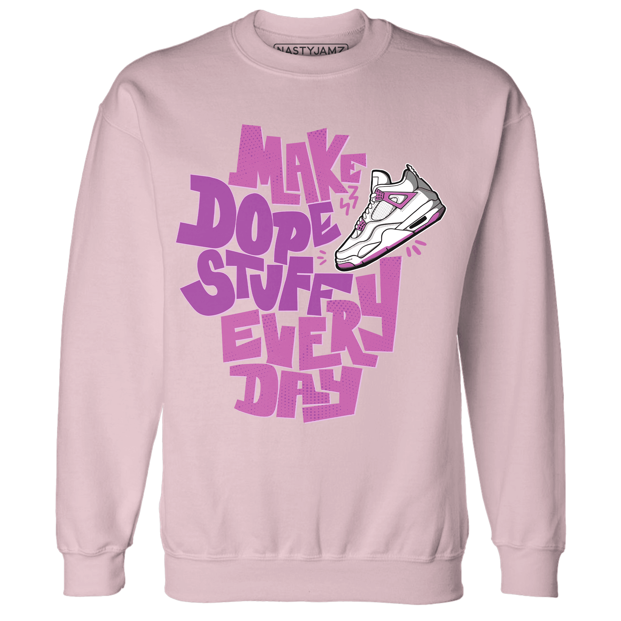 GS Hyper Violet 4s Sweatshirt Match Dope Sneaker - NastyJamz