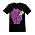 GS Hyper Violet 4s T Shirt Match Dope Sneaker - NastyJamz