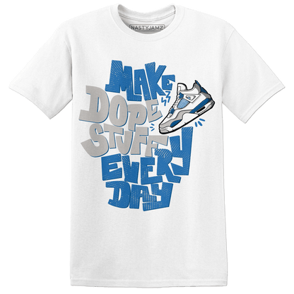 Industrial Blue 4s T Shirt Match Dope Sneaker - NastyJamz