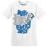 Industrial Blue 4s T Shirt Match Dope Sneaker - NastyJamz