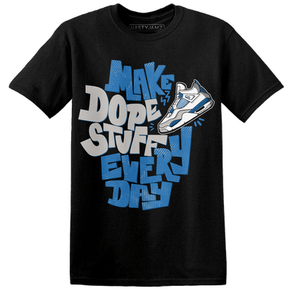 Industrial Blue 4s T Shirt Match Dope Sneaker - NastyJamz