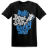 Industrial Blue 4s T Shirt Match Dope Sneaker - NastyJamz