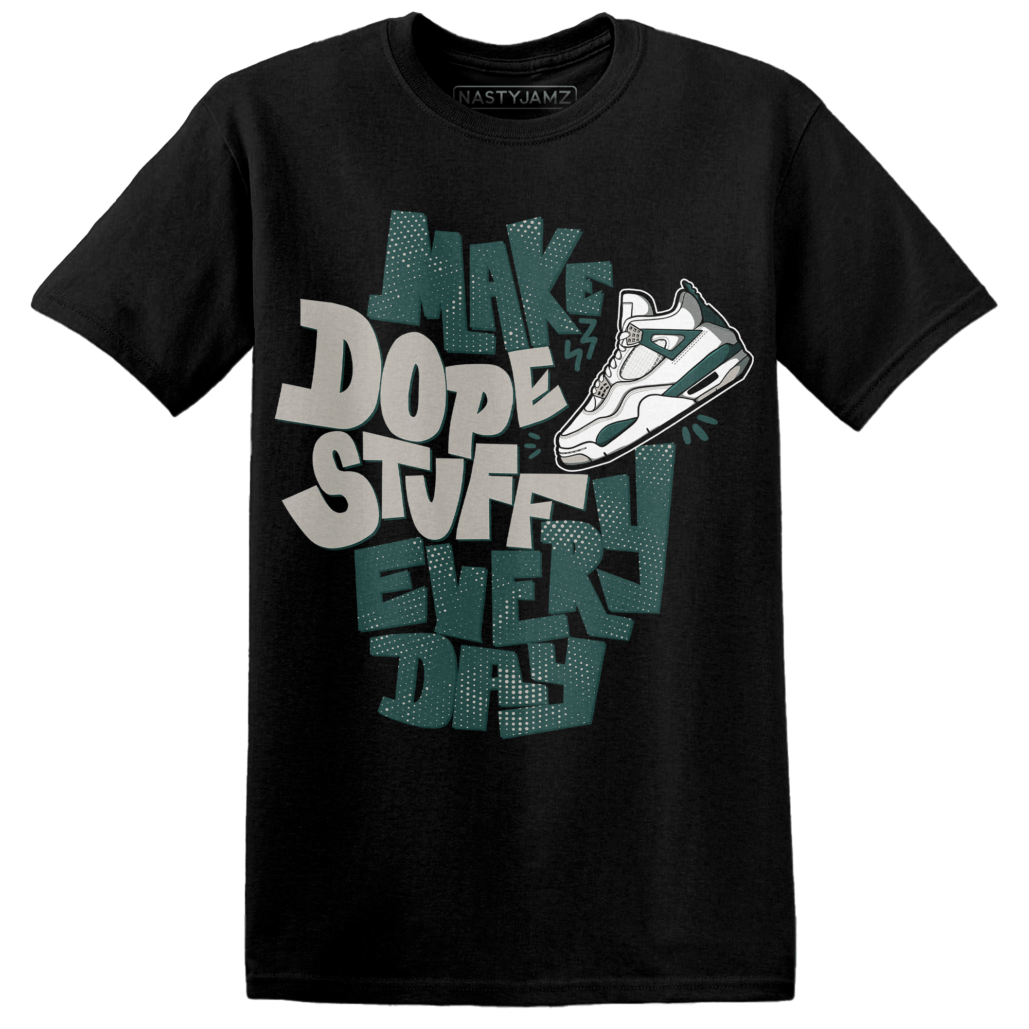 Oxidized Green 4s T Shirt Match Dope Sneaker - NastyJamz