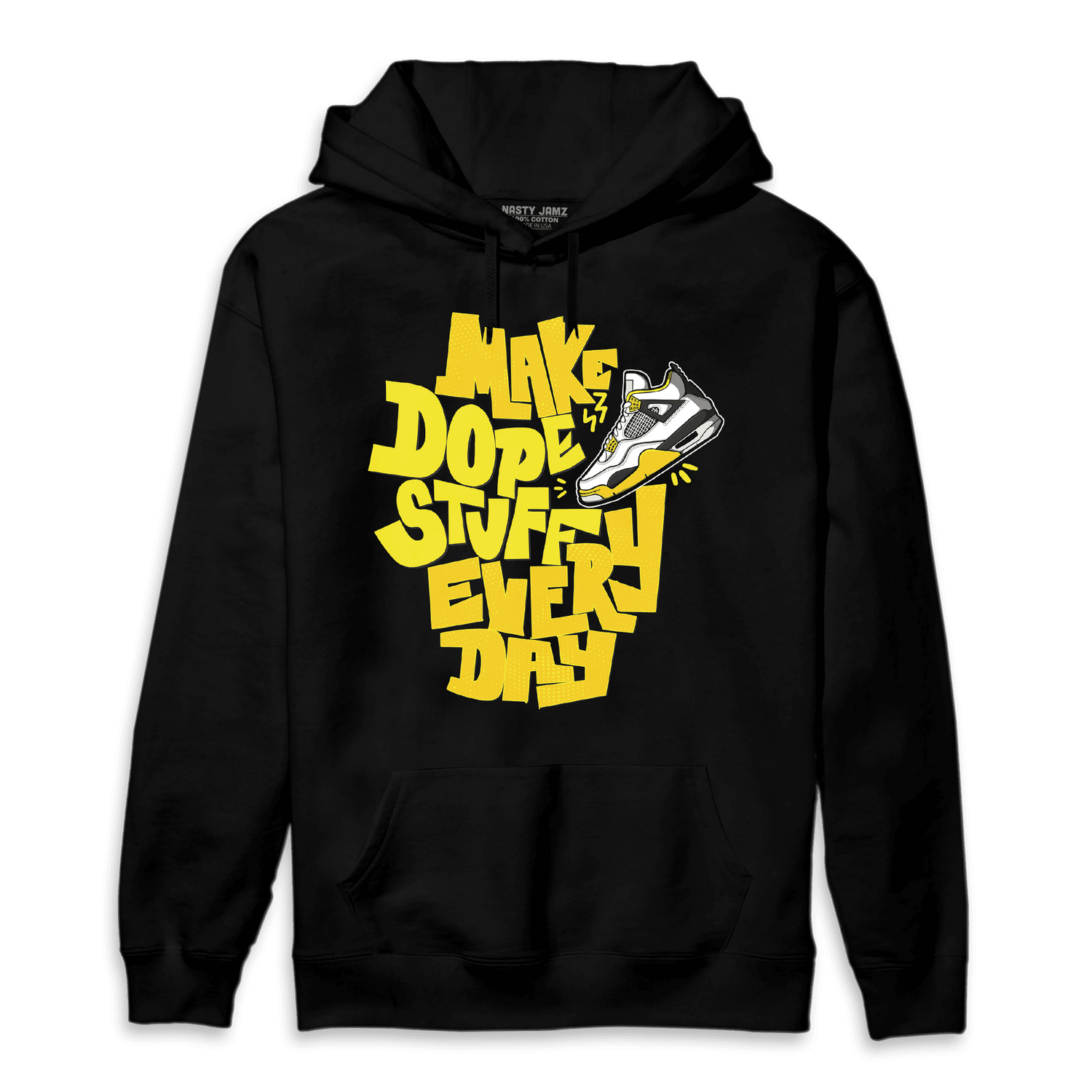 Vivid Sulfur 4s Hoodie Match Dope Sneaker - NastyJamz