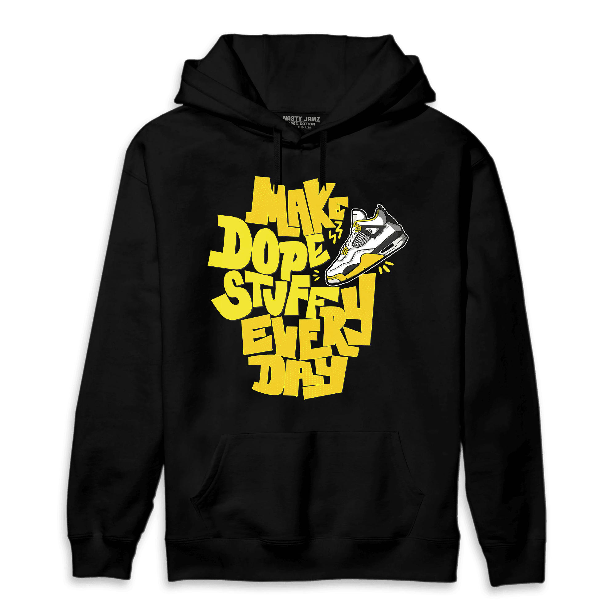 Vivid Sulfur 4s Hoodie Match Dope Sneaker - NastyJamz