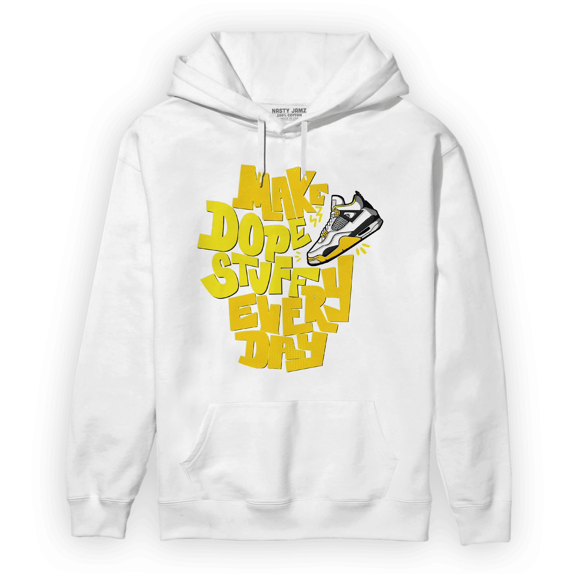 Vivid Sulfur 4s Hoodie Match Dope Sneaker - NastyJamz