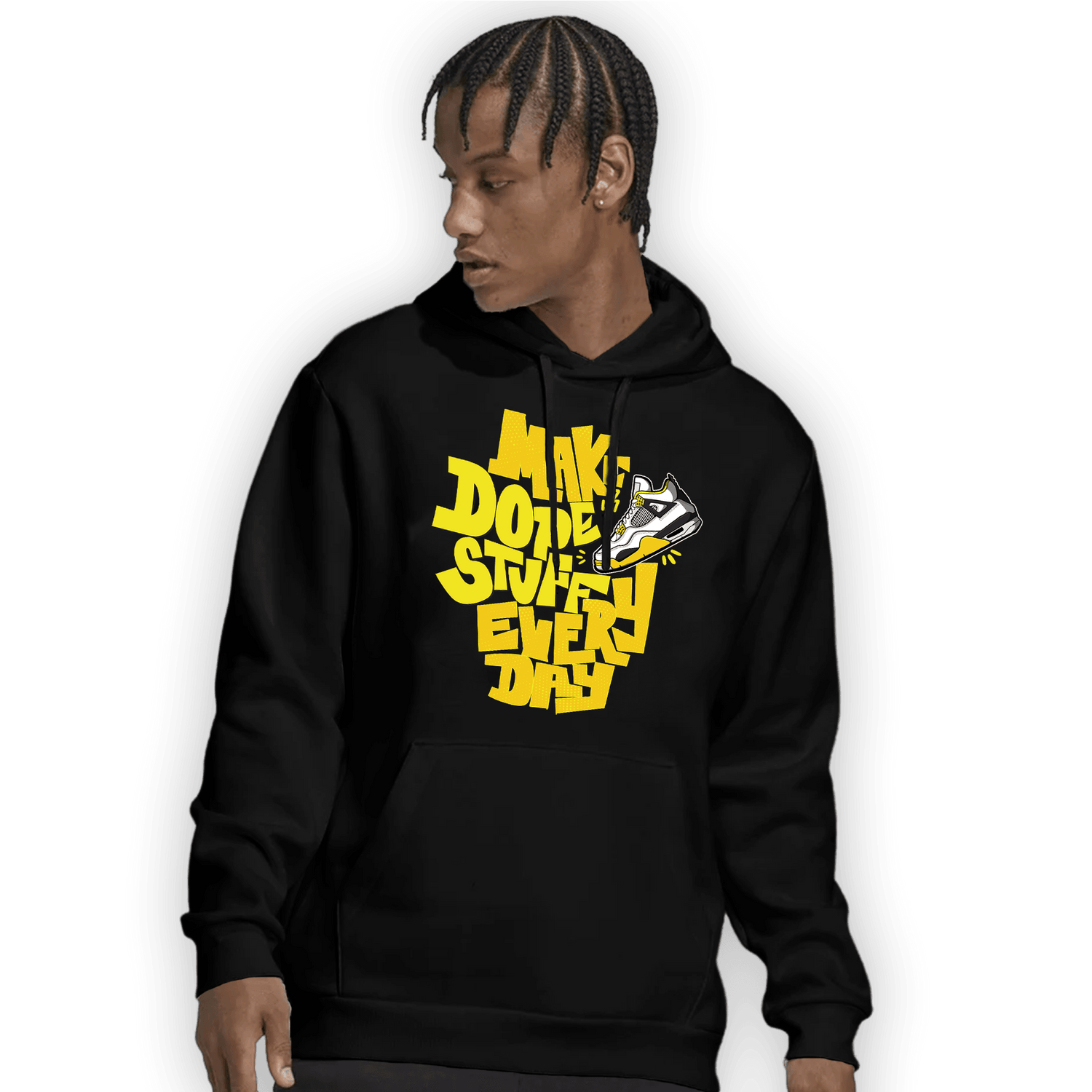 Vivid Sulfur 4s Hoodie Match Dope Sneaker - NastyJamz