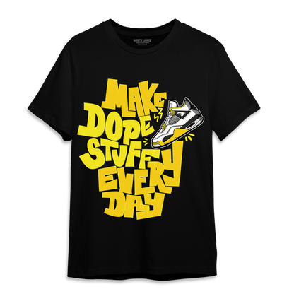 Vivid Sulfur 4s T Shirt Match Dope Sneaker - NastyJamz