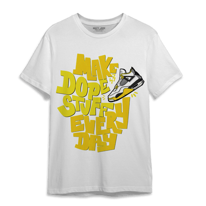 Vivid Sulfur 4s T Shirt Match Dope Sneaker - NastyJamz