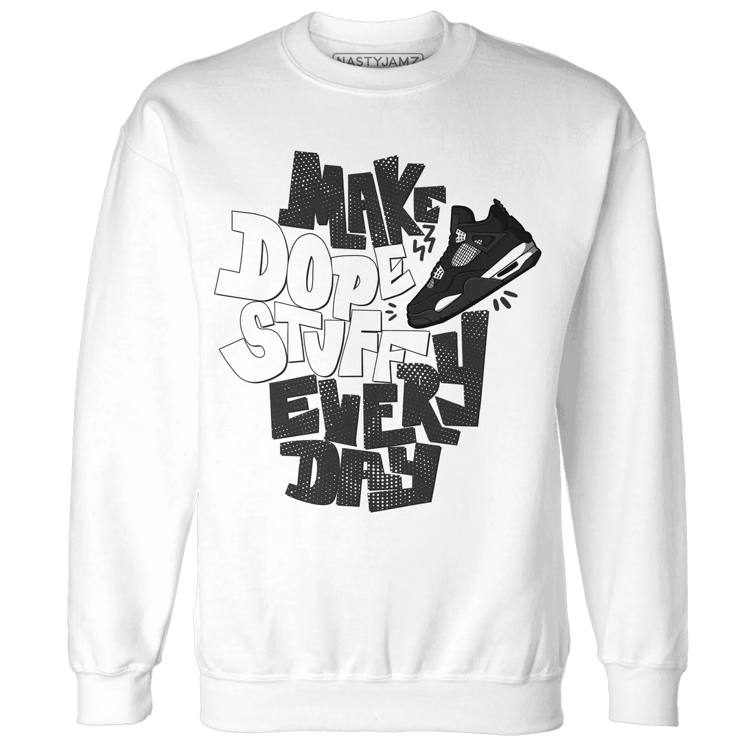 White-Thunder-4s-Sweatshirt-Match-Dope-Sneaker