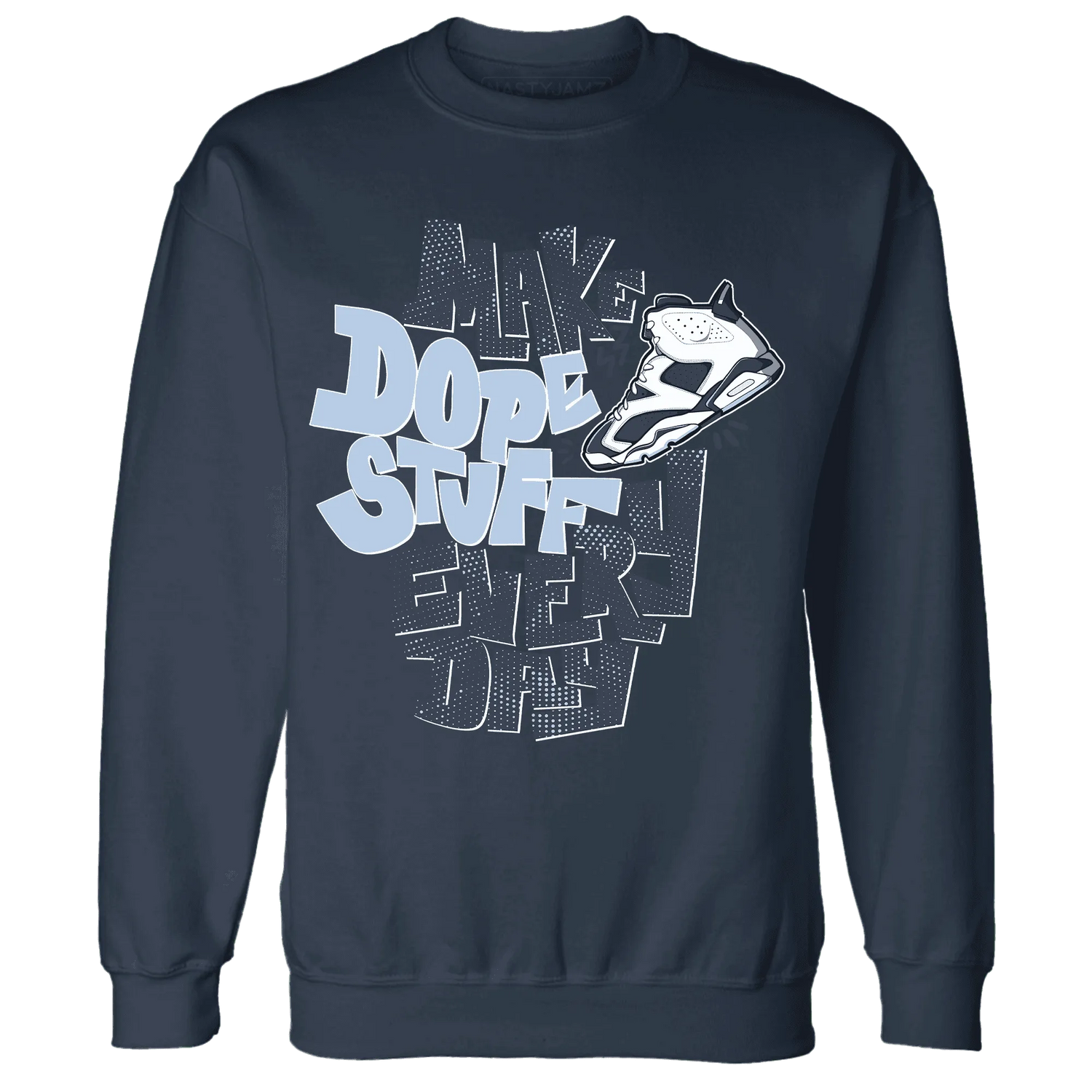 White-Navy-6s-Sweatshirt-Match-Dope-Sneaker